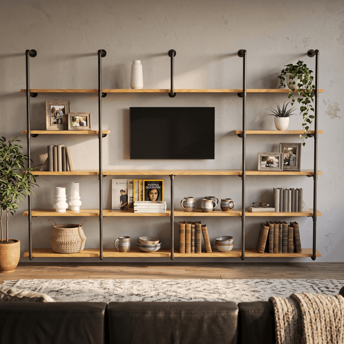 Lounge Shelving Display