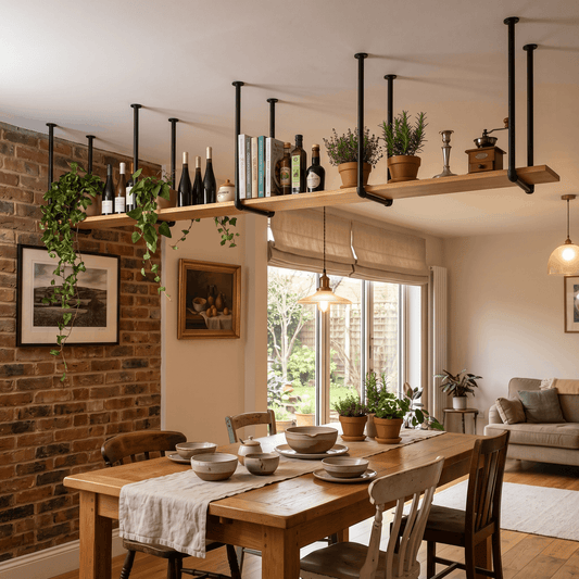 Ceiling Hung Shelving