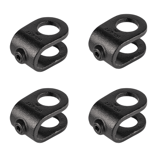 Crossover Clamp Black - 4 Pack