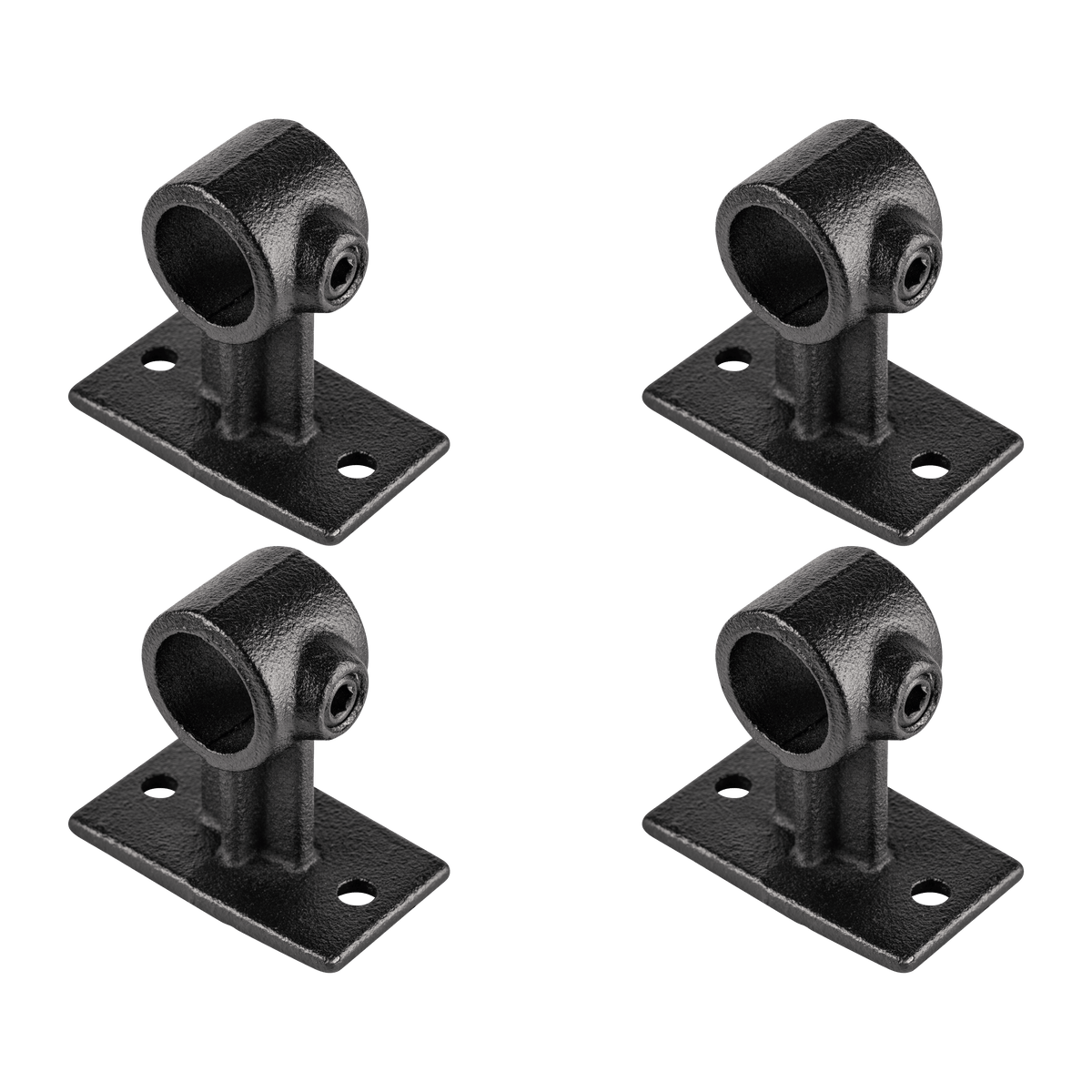 Handrail Clamp Black - 4 Pack