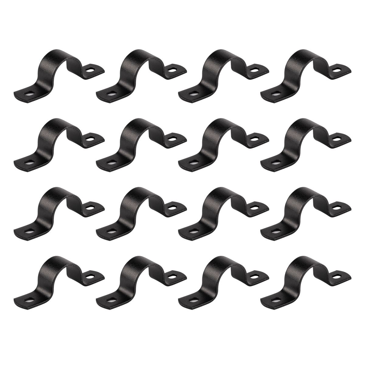 Saddle Clamp Black - 16 Pack