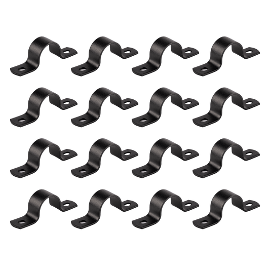 Saddle Clamp Black - 16 Pack