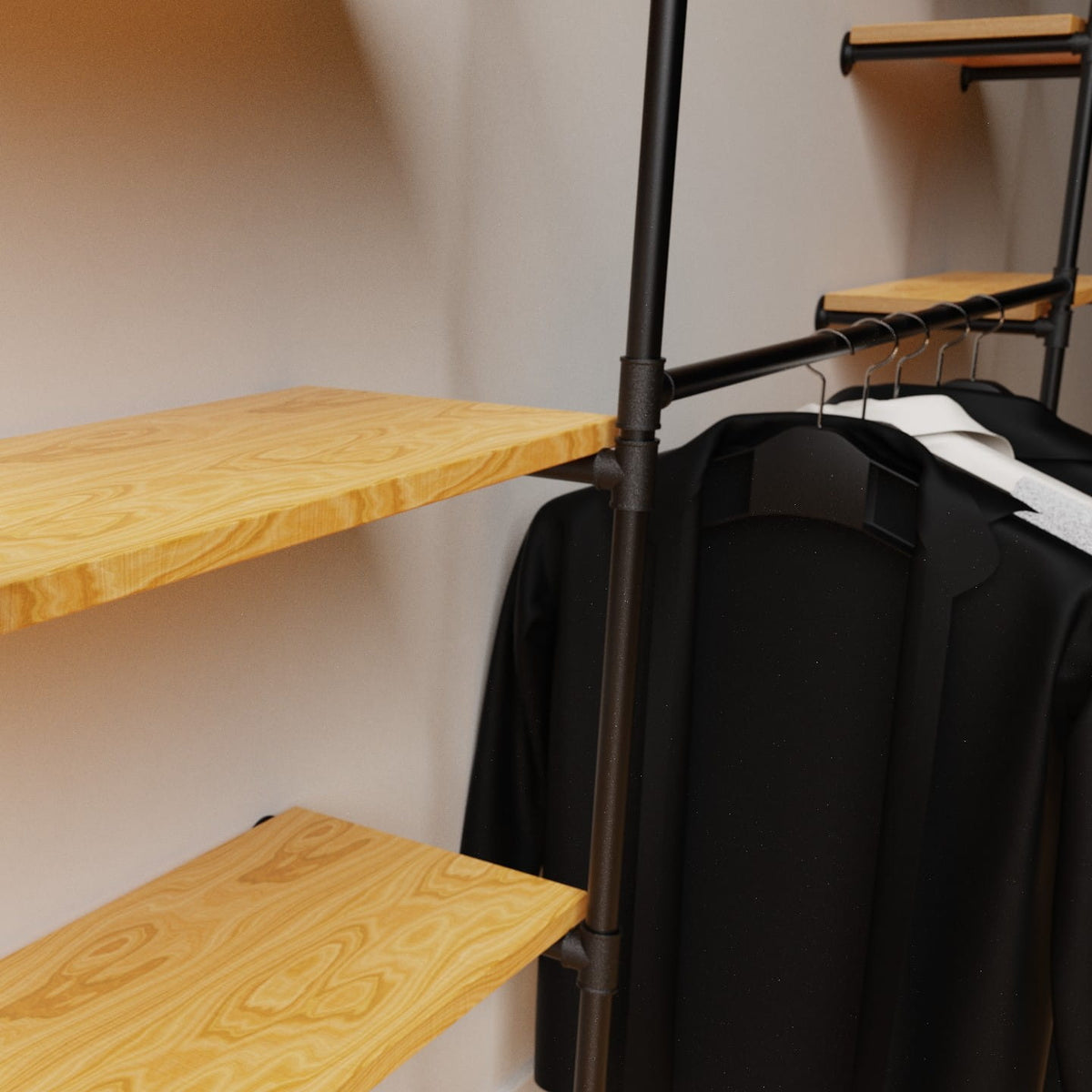 Large Display Shelving and Rail